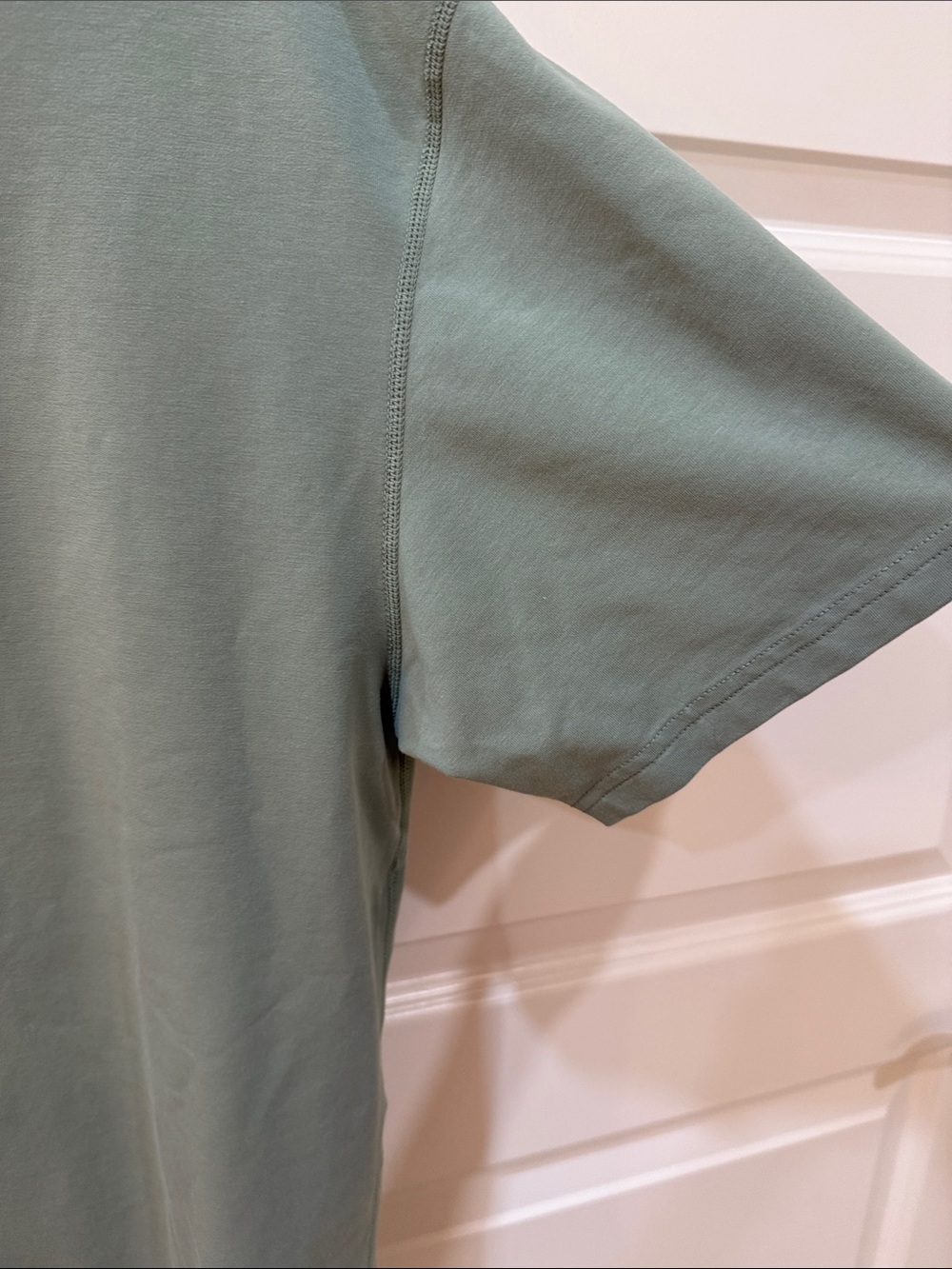 BYLT - Drop Cut LUX Short Sleeve Tee Sage Green - Picture 2 of 4